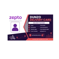 dunzo delivery card