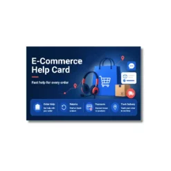 e commerce help card