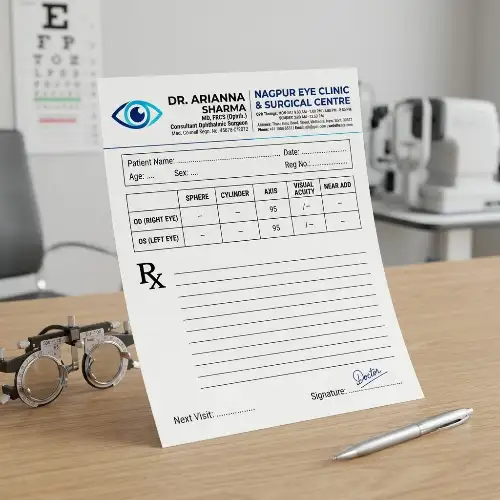 eye clinic letterhead a4 100 copies