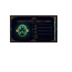 gemstone cert card