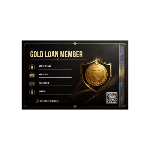 gold loan member card