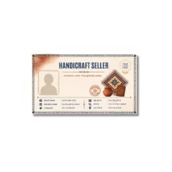 handicraft seller card