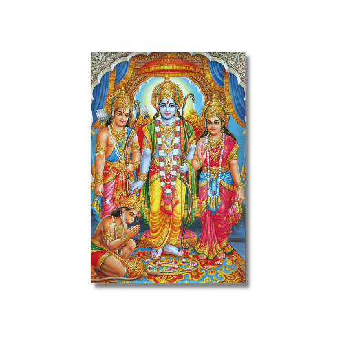 hanuman ram darbar a4 ntr photo print