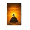 hanuman sunrise temple a4 ntr print