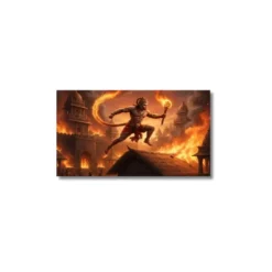 hanuman tail fire lanka a4 ntr