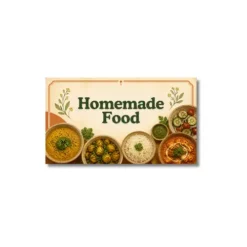 homemade food card