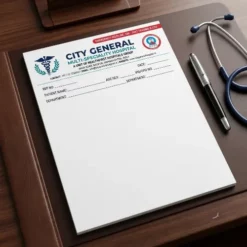 hospital letterhead a4 print 250 copies