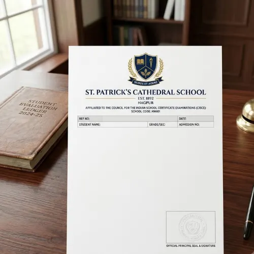 icse school letterhead a4 print 500