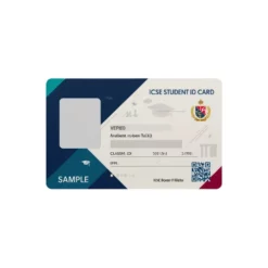 icse student id card pvc