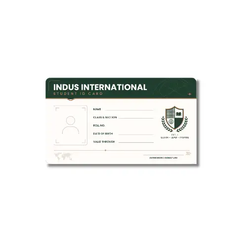 indus international card