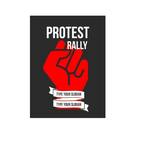 jan sabha rally a4 poster