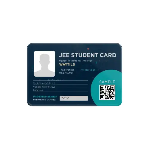 jee student id card pvc
