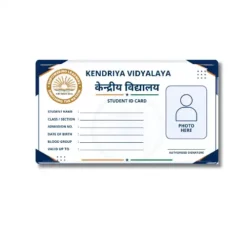 kendriya vidyalaya pvc id card