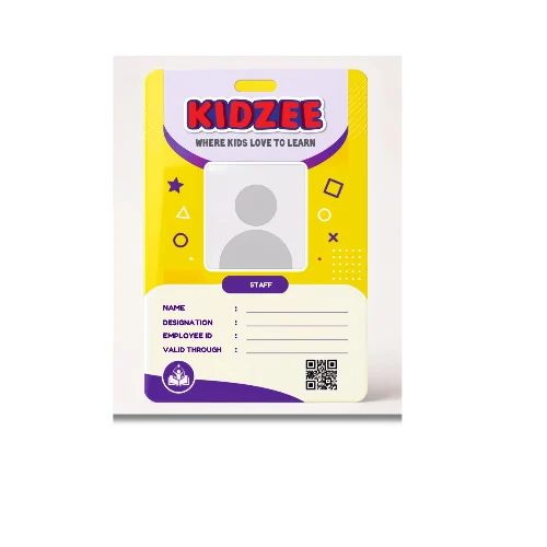 kidzee staff card