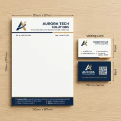 letterhead visiting card combo pack