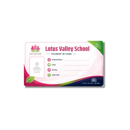 lotus valley school card