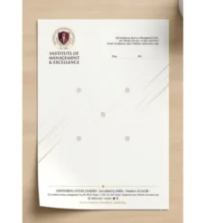 management institute letterhead a4