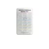 maths formula quick ref pvc card
