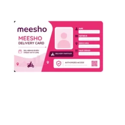 meesho delivery card