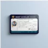 merit scholar award pvc card