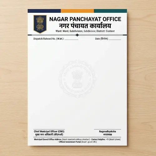 nagar panchayat letterhead a4 print 250