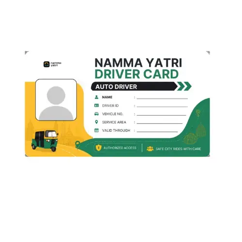 namma yatri driver card