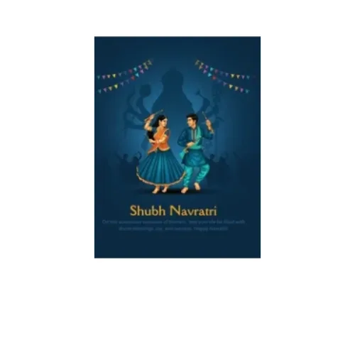 navratri garba a4 poster