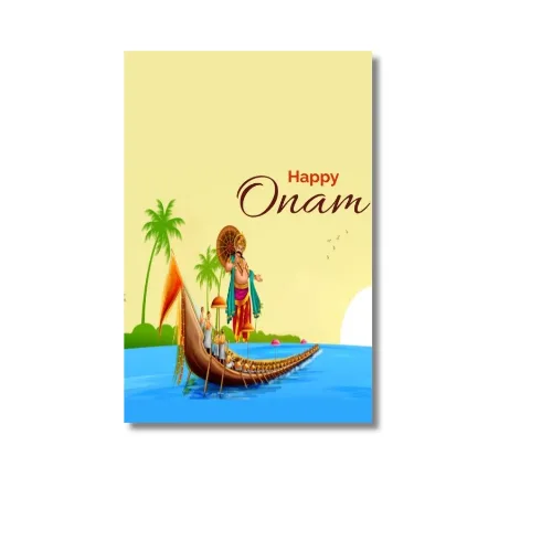 onam kerala festival a4 poster