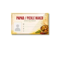 papad pickle maker card