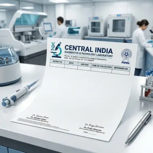 pathology lab report letterhead a4