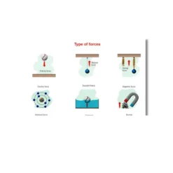 physics – force diagram a4 ntr