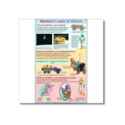 physics – newton laws a4 ntr chart