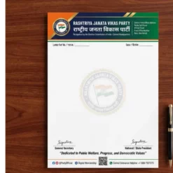 political party letterhead a4 100 copies