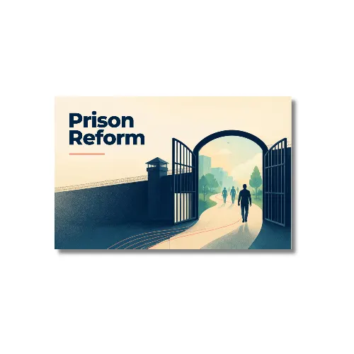 prison reform card
