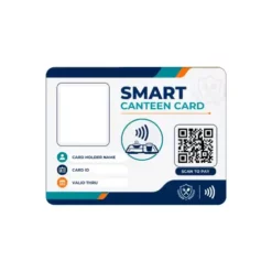 pvc smart canteen card