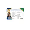 quiz competition winner pvc card