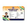 republic day event pvc card