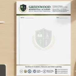 residential school letterhead a4 500