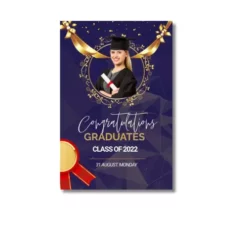 result topper congratulations a4 poster