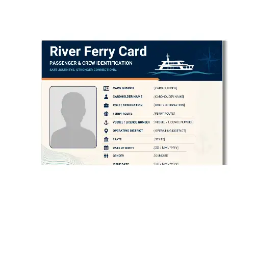 river ferry card