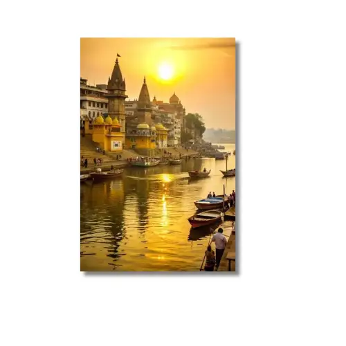 sacred sunrise india a4 ntr print