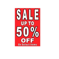 sale 50 off a4 poster — custom shop