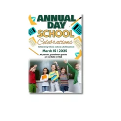 school annual day a4 poster