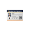 school peon guard pvc card