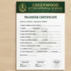 school transfer certificate letterhead