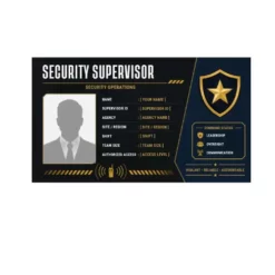 security supervisor card