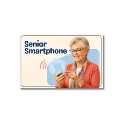 senior smartphone card