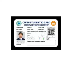 special education cwsn pvc card
