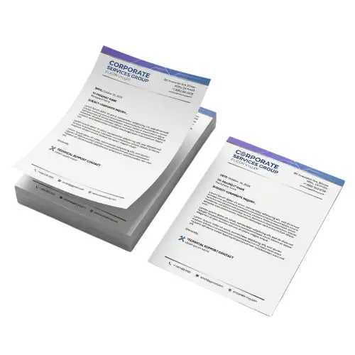 startup company letterhead a4 100 copies