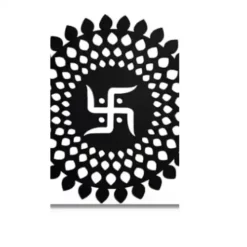 swastik pattern sacred a4 ntr